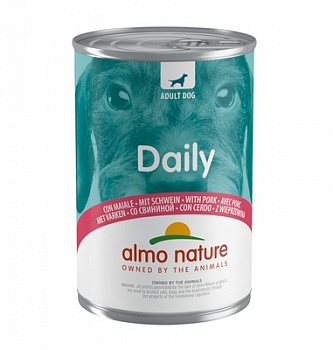 ALMO NATURE Daily Menu Pork Консервы для собак Меню со Свининой 400 г