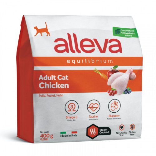 ALLEVA EQUILIBRIUM Сухой корм для кошек с Курицей