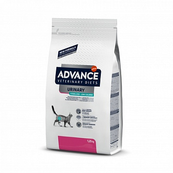 ADVANCE Urinary Low Calorie Сухой корм для кошек с Мочекаменной Болезнью низкокалорийный