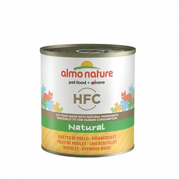 ALMO NATURE Classic HFC Adult Cat Chicken Fille Консервы для кошек Куриное Филе 280 г