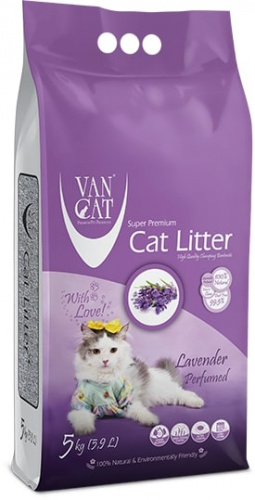 VAN CAT Lavender Наполнитель Комкующийся с ароматом Лаванды