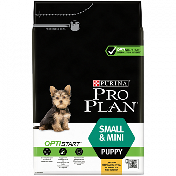PURINA Pro Plan Puppy Small&Mini Сухой корм д/щенков мелких и карл пород Курица и рис