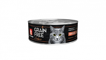 ЗООГУРМАН Grain Free Беззерновые консервы для кошек с Перепелкой 100 г