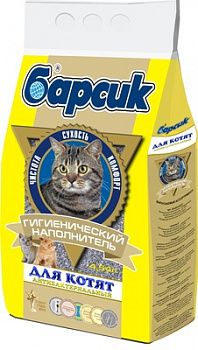 БАРСИК Наполнитель Впитывающий для котят 4,54 л
