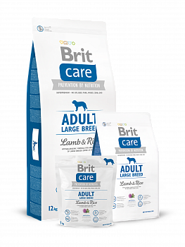 BRIT Care Adult Large Breed Сухой корм д/собак Крупных пород Ягнёнок с рисом
