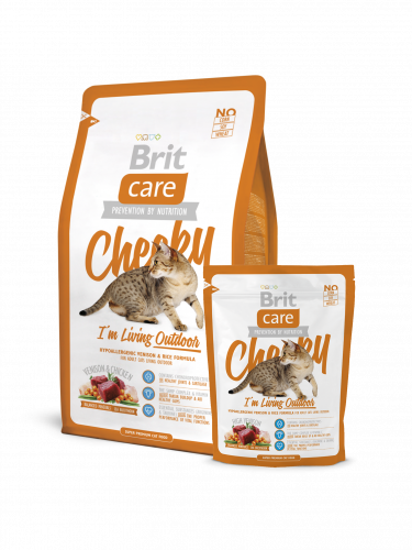 BRIT Care Cat Cheeky Outdoor Сухой корм д/кошек уличного содержания, 400 г