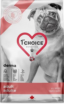 1st CHOICE Derma Grain Free Сухой корм д/собак с Гиперчувствительной Кожей Лосось