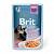 BRIT Premium Salmon Fillets Пауч д/стерилиз кошек Филе лосося в соусе, 85 г