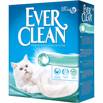 EVER CLEAN Aqua Breeze Scent Наполнитель Комкующийся с ароматом Морской свежести
