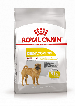 ROYAL CANIN Medium DermacomfortСухой корм д/собак средних пород с чувствительной кожей
