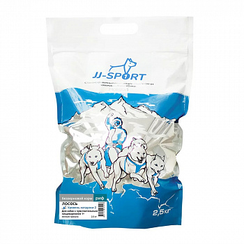 JJ-SPORT Риф Сухой корм для собак беззерновой с Лососем мелкая гранула