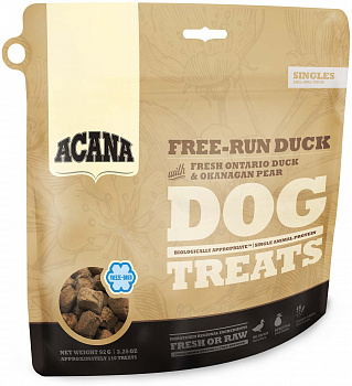 ACANA Singles Free-Run Duck Лакомство д/собак Утка и Груша