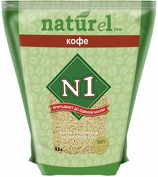 N1 Naturel Наполнитель Комкующийся 