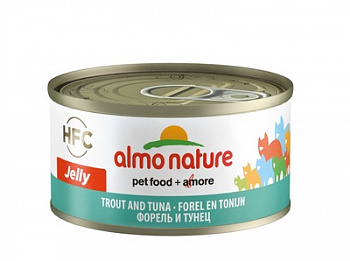 ALMO NATURE Legend HFC Adult Cat Trout&Tuna Консервы для кошек Форель с Тунцом в желе 70 г