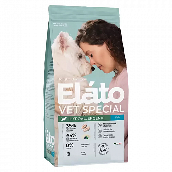 ELATO Holistic Vet Special для собак всех пород Hypoallergenic с Рыбой