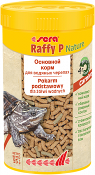 SERA RAFFI P Корм для водяных черепах палочки 250 мл (55 г)