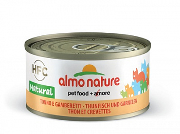 ALMO NATURE Legend HFC Cat Tuna&Shrimps Консервы для кошек с Тунцом и Креветками 70 г