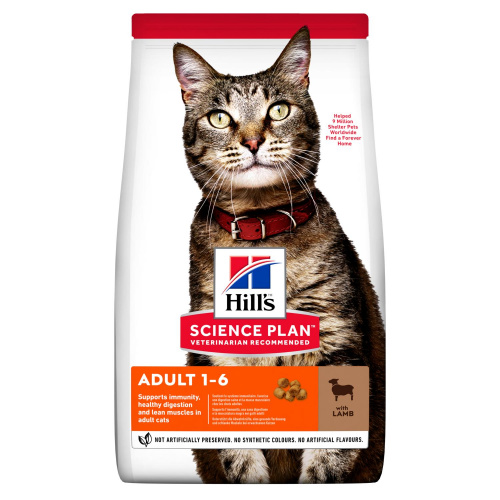 HILL'S SP Optimal Care Сухой корм д/кошек с Ягненком