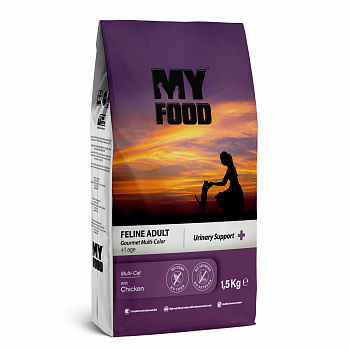 Myfood корм для кошек Adult Gourmet Multi-Color Multi-Cat с Курицей