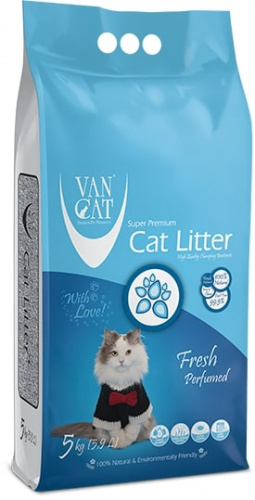 VAN CAT Fresh Наполнитель Комкующийся с ароматом Весенней Свежести