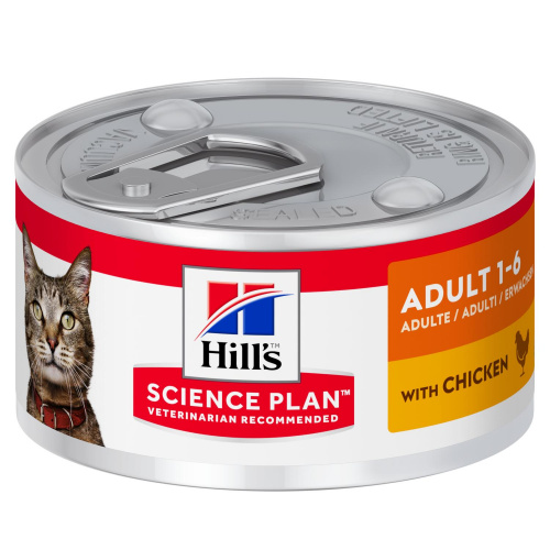 HILL'S SP Optimal Care Консервы д/кошек с Курицей, паштет