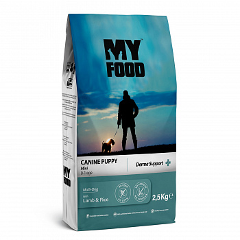 Myfood корм для щенков Puppy Mini Multi-Dog мелких пород с Ягненком и рисом