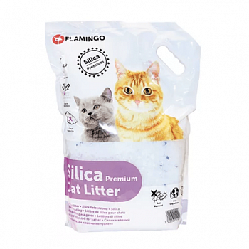 FLAMINGO Silica Cat Litter Наполнитель Силикагелевый