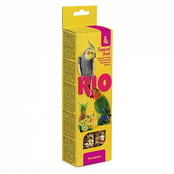 RIO Палочки для средних попугаев с тропическими фруктами 150 г