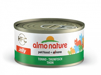 ALMO NATURE HFC Adult Cat Tuna Jelly Консервы для кошек Тунец в желе 70 г