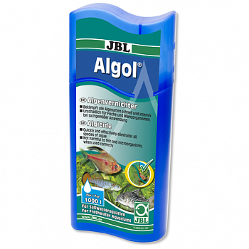JBL Algol Кондиционер для борьбы с водорослями в пресноводных аквариумах,250 мл на 1000 л