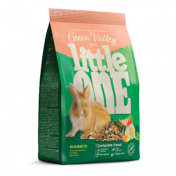 LITTLE ONE Зеленая Долина Корм для кроликов из Разнотравья 750 г