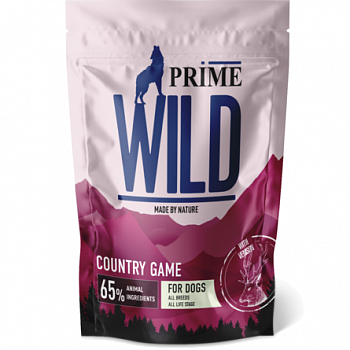 PRIME WILD Корм для щенков и собак GF COUNRTY GAME с уткой и олениной