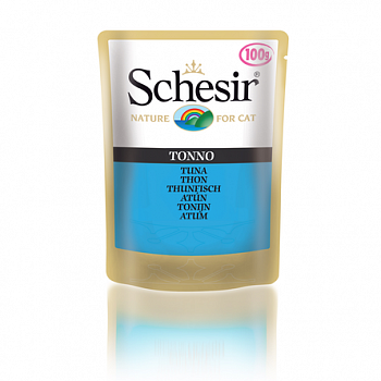 SCHESIR Пауч д/кошек Тунец, желе