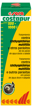 SERA COSTAPUR Средство против кожных паразитов 50 мл на 500 -1000 л
