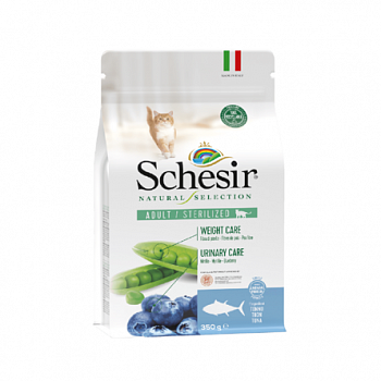 SCHESIR Natural Selection Monoprotein Сухой корм для стерилизованных кошек Тунец
