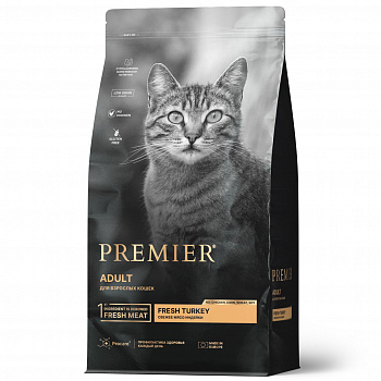 Premier Cat Корм для кошек ADULT Turkey Индейка