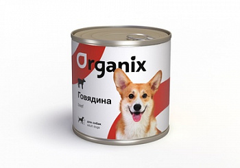 ORGANIX Консервы д/собак c Говядиной 750 г