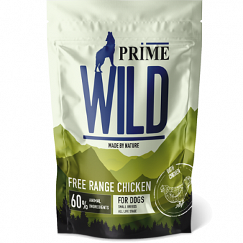 PRIME WILD Корм для щенков и собак GF FREE RANGE мини пород с курицей