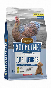 ДЕРЕВЕНСКИЕ ЛАКОМСТВА Корм для щенков Холистик Курица рис