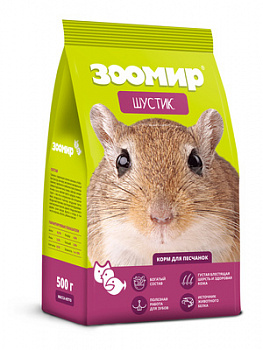 ЗООМИР Шустик Корм для песчанок 500 г