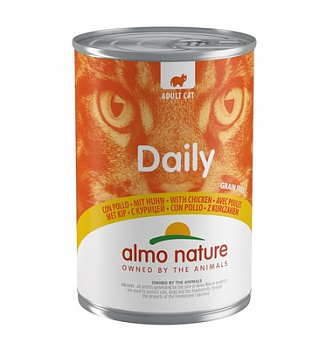ALMO NATURE Daily Menu Chicken Консервы для кошек Меню с Курицей 400 г