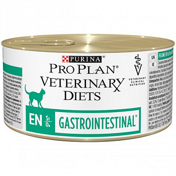 PURINA Pro Plan Консервы д/кошек Диета EN (при нарушении пищеварения) 195 г