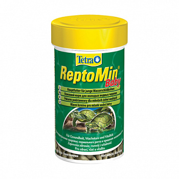 TETRA ReptoMin Baby Корм для молодых водных черепах ранулы 100 мл