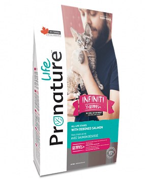 PRONATURE Life Infiniti Berries Сухой корм д/собак с Лососем