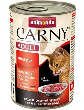 ANIMONDA Carny Adult Консервы д/кошек сотборной Говядиной 400 г