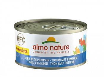 ALMO NATURE Complete Tuna with Pumpkin Консервы для кошек с Тунцом и Тыквой 70 г