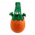 GIGWI Egg Игрушка для собак Крокодил в яйце с пищалкой 14 см