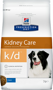 HILL'S Prescription Diet k/d Kidney Care Сухой корм д/собак Диета (Проф-ка заболевания почек)