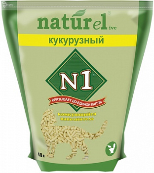 N1 Naturel Наполнитель Комкующийся 