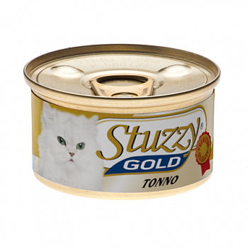 STUZZY GOLD Консервы д/кошек Тунец в собственном соку 85г